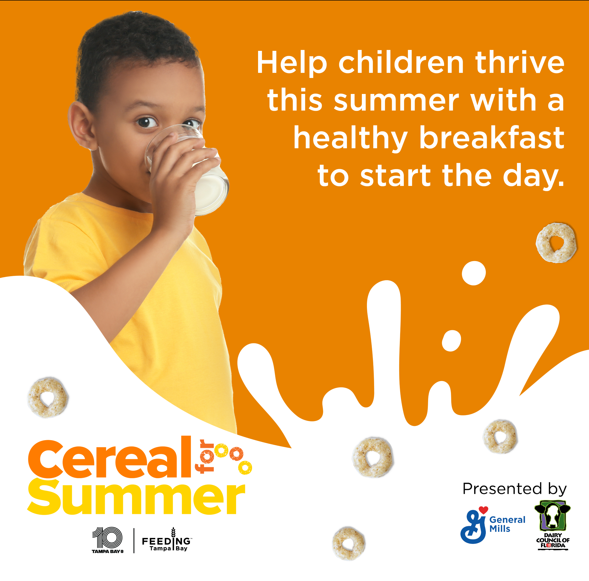 Help children thrive this summer with a healthy breakfast to start the day