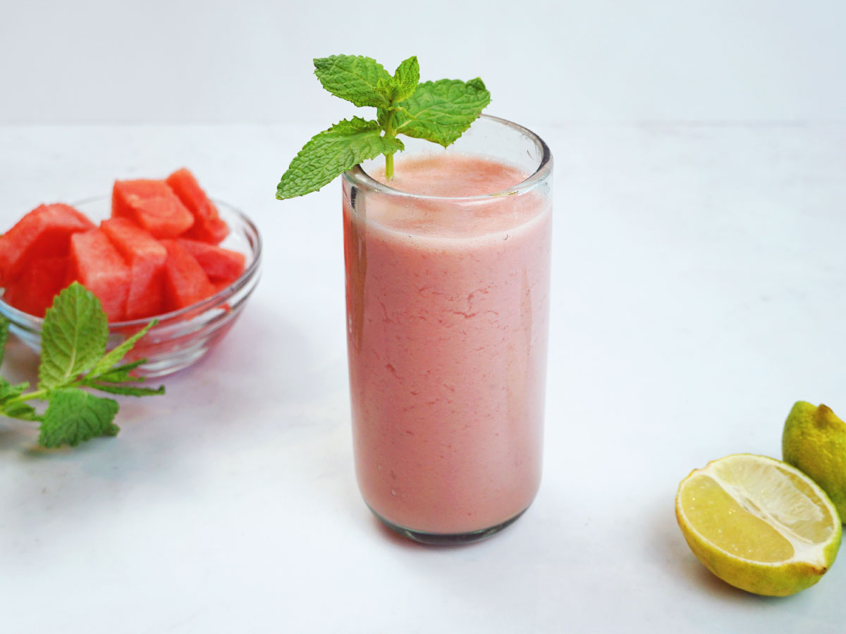 Watermelon Smoothie in a glass