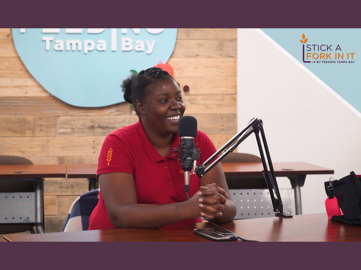 Feeding Tampa Bay staff member joins Stick A Fork In It Podcast