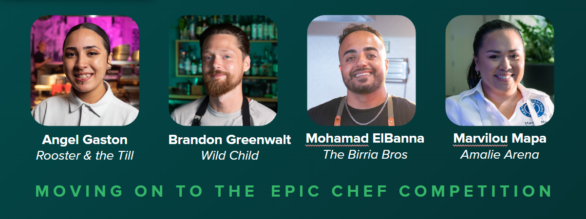 Epic Chef competing chefs