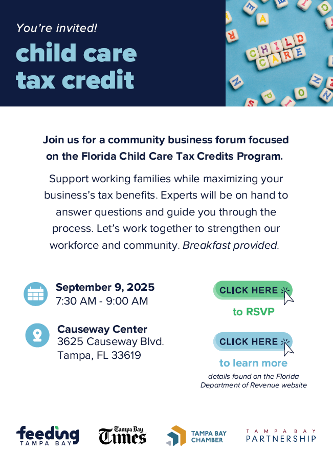 child care tax credit invitation